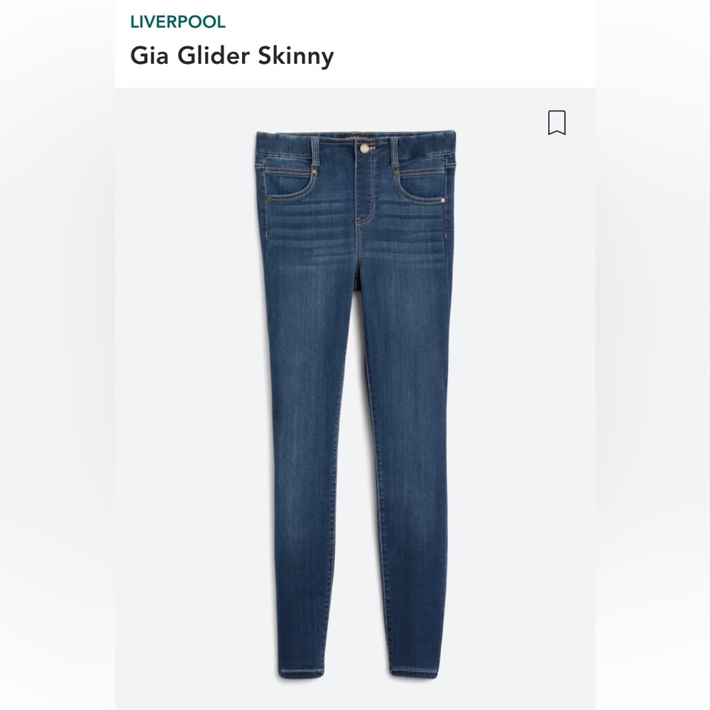 Liverpool Gia Glider Skinny jeans size 10
